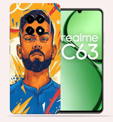 OggyBaba Realme C63 5g Mobile Skin(Kohli Painting)