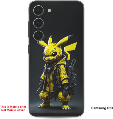VYBE The Smart Choice Samsung S23 Pikachu Embossed Mobile Skin(Bird Yellow 12)
