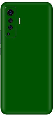 Vcare GadGets Vivo X50 Mobile Skin(Green Glossy)