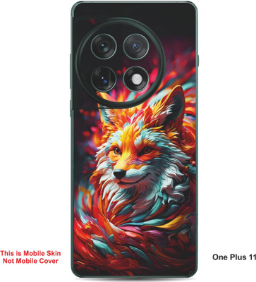 VYBE The Smart Choice One Plus 11 Wolf Embossed Mobile Skin(Bee Yellow 32)
