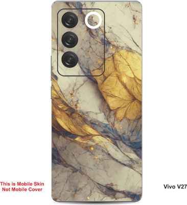 VYBE The Smart Choice Vivo V27 Abstract Embossed Mobile Skin(Vanilla 5)
