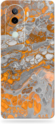 SkinoMania vivo v40e 5g Premium Vinyl Mobile Skin (Multicolor) Mobile Skin(Color-Leafs)