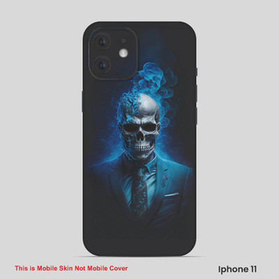 VYBE The Smart Choice iPhone 11 Horror Mobile Skin(Black,Blue 10)