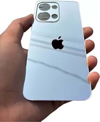 MOKPLZ Oppo Reno13 5G SILVER MIRROR BACK PANNEL ACRYLIC SHEET Mobile Skin(Silver)