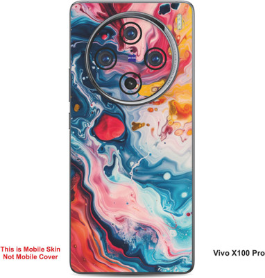 VYBE The Smart Choice Vivo X100 Pro Abstract Embossed Mobile Skin(Amaranth 19)