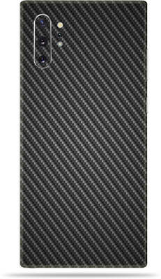 Jeeva Creation Samsung Galaxy Note 10 Plus Mobile Skin(Ultra Super 3D Black Carbon Fiber Skin With High Matte Finish.)