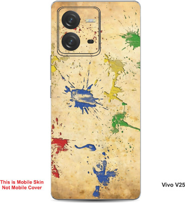 VYBE The Smart Choice Vivo V25 Art Embossed Mobile Skin(Sunset 4)