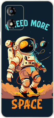 yug emporium Moto E13 Space Man 9D Premium Theme Full Back & Side Coverage Mobile Skin(Multicolor)