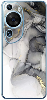 FCS Huawei P50 Pro Printed Back skin Mobile Skin(White Marble)