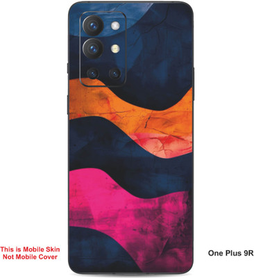 VYBE The Smart Choice One Plus 9R Abstract Embossed Mobile Skin(Geyser A6)