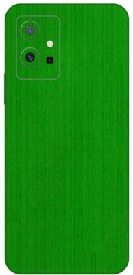 Vcare GadGets Brushed Green vivo T1 5G Mobile Skin(Brushed Green)