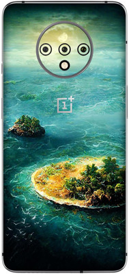AMTHA AMTHA OnePlus 7T Mobile Skin(Multicolor)