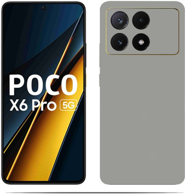 BugguSkin POCO X6 PRO 5G Mobile Skin(Ultra Super Grey Skin With HiighQuality MatteFinish_thanksS)