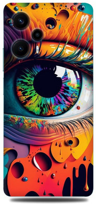 WeCre8 Skin's poco f5 Mobile Skin(Eye abstract Multicolor Skin)