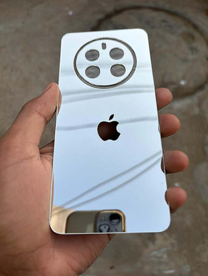 TWUAOP REALME NARZO 70 PRO 5G BACK PANNEL ACRYLIC SHEET Mobile Skin(Silver)