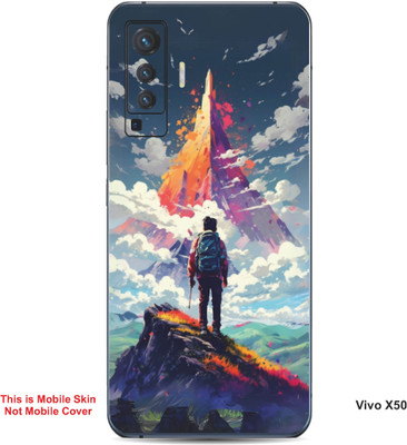 VYBE The Smart Choice Vivo X50 Art Embossed Mobile Skin(River Bed 8)