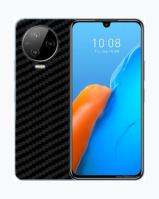 candeal mart Infinix Note 12 5G (2023) Back skin sticker / Vinyl wrap / Protective film Mobile Skin(Carbon Fiber 3D ,Black)