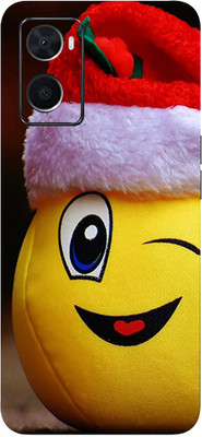 AsSkin Oppo A76 Mobile Skin(Smiley Emoji Skin With Glossy Matte Finish.)