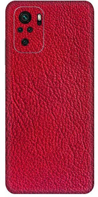 Vcare GadGets Redmi Note 10 S Mobile Skin(Leather Red)