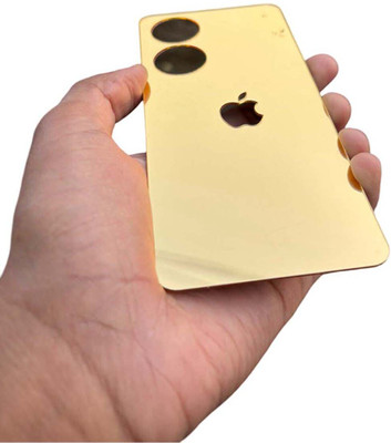 TWUAOP OPPO A78 5G MOBILE SKIN ACRYLIC SHEET MIRROR BACK PANNEL APPLE LOGO Mobile Skin(Gold)