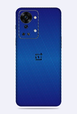 WeCre8 Skin's Oneplus Nord 2T 5G Mobile Skin(Blue Carbon Fiber Mobile Skin With Cleaning Wipe)