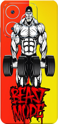 SkinoMania Realme Narzo N63 5G Mobile Skin(Best mode gym Multicolor Mobile Skin)
