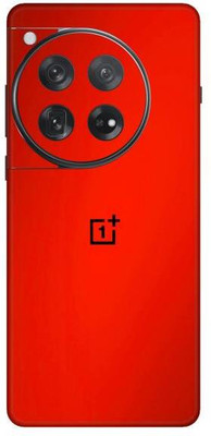 Vcare GadGets Metallic Red Shining OnePlus 12 5G With Logo Mobile Skin(Metallic Red Shining)