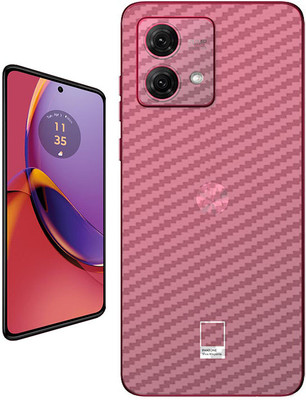 candeal mart Motorola Moto G84 5G Back skin sticker/Vinyl wrap/Protective film/rear skin Mobile Skin(Carbon fiber Transparent)