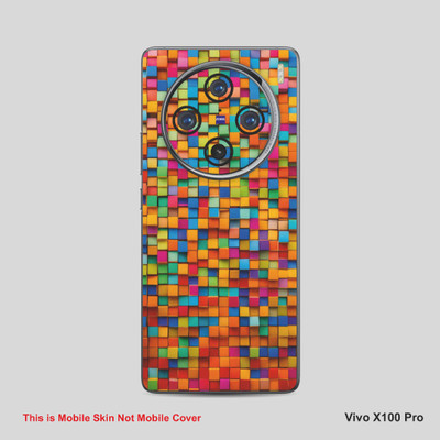 VYBE The Smart Choice Vivo X100 Pro Pattern Mobile Skin Mobile Skin(Multi ColourCS3)