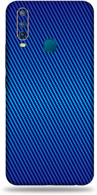 TJ CREATION Vivo U10, vivo u10 Mobile Skin(Ultra Super Blue Carbon Fiber Skin With High Matte Finish., Mobile Skin (Back+Side+Camera))