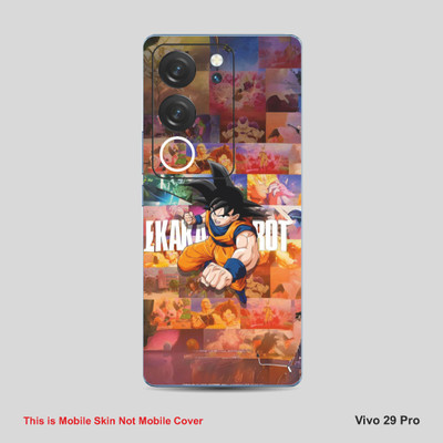 VYBE The Smart Choice Vivo 29 Pro Goku Mobile Skin Mobile Skin(Dull Brown 05)