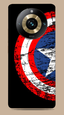 WeCre8 Skin's Realme 11 pro plus 5g Mobile Skin(Captain-America-Shield Mobile Skin)
