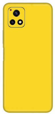 Vcare GadGets Yellow Matte vivo Y72 5G Mobile Skin(Yellow Matte)