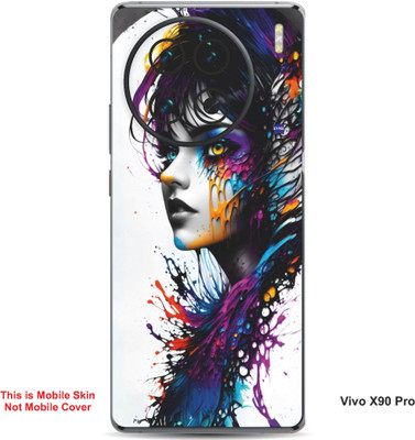 VYBE The Smart Choice Vivo X90 Pro Art Embossed Mobile Skin(Desert Storm 17)