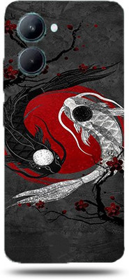 TJ CREATION REALME C33 Mobile Skin(Ultra Super Ying Yang Skin With High Matte Finish.)