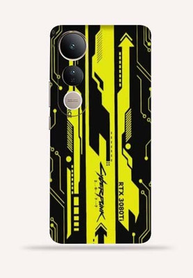 Gizmo Wraps Vivo V50 Lite 5g Mobile Skin(Cyberpunk Yellow Black)