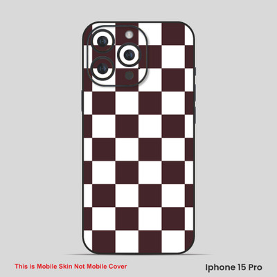 VYBE The Smart Choice iPhone 15 Pro Pattern Mobile Skin(Crater Brown 11)