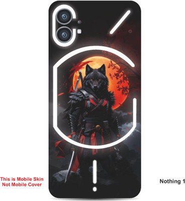 VYBE The Smart Choice Nothing 1 Wolf Embossed Mobile Skin(Dairy Cream 5)