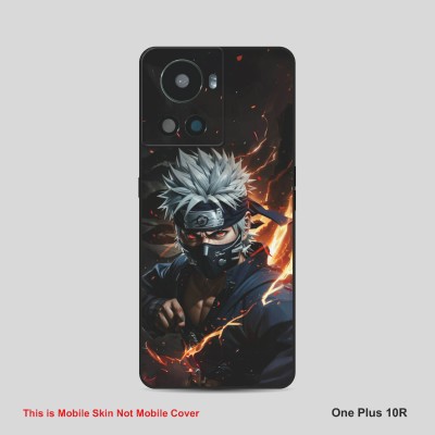 VYBE The Smart Choice One Plus 10R Naruto Mobile Skin Mobile Skin(White Grey B18)