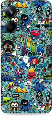 SkinoMania Realme 10 pro (5G) Mobile Skin(Multicolor Dang)