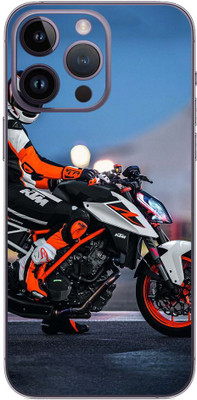 FCS iPhone 14 Pro Max Printed Back skin Mobile Skin(Bike Skin)