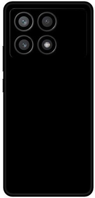 Vcare GadGets Glossy Black Poco X6 Pro 5G Mobile Skin(Black)