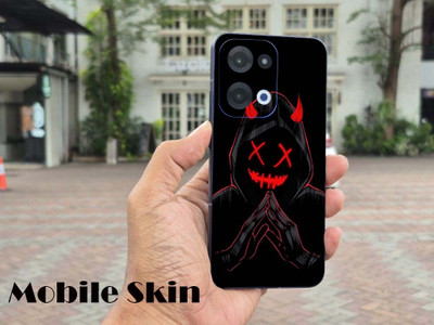 BUGGU Oppo Reno 13 5G Mobile Skin(BLACK AND RED)