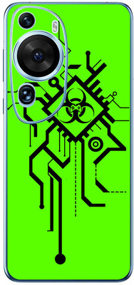 FCS Huawei P50 Pro Printed Back skin Mobile Skin(Green Tato)