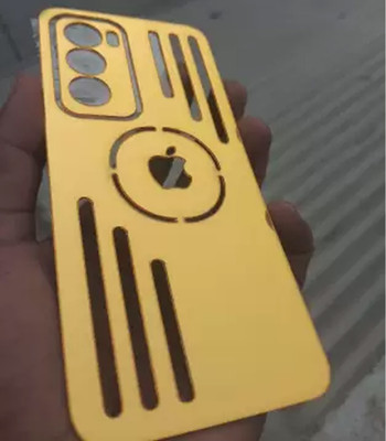 MOBIZONE OPPO RENO 12 PRO 5G GOLD MIRROR BACK PANNEL Mobile Skin(Gold)