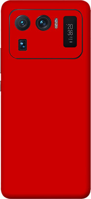 AsSkin Xiaomi Mi 11 Ultra, Mi 11 Ultra Mobile Skin(Ultra Super Red Matte Wrap Sticker With High Gloss Finish).)