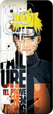 WeCre8 Skin's Realme Narzo N63 5G Mobile Skin(Naruto Anime quotes Multicolor Mobile Skin)