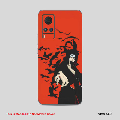 VYBE The Smart Choice Vivo X60 Naruto Mobile Skin Mobile Skin(Jasper Orange A5)