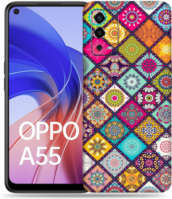 WeCre8 Skin's Oppo A55 Mobile Skin(Print Art Multicolor Mobile Skin With Cleaning Wipe)