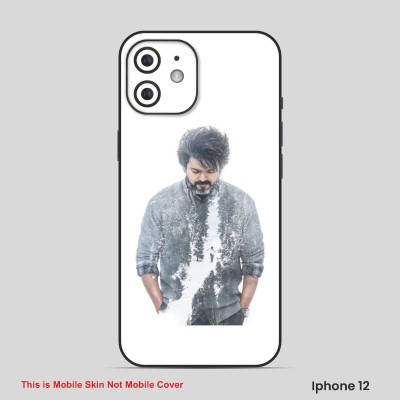 VYBE The Smart Choice iPhone 12 Vijay Thalapathy Mobile Skin(French Grey 4)